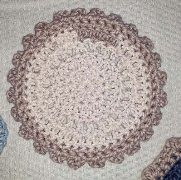 💠Coasters Boho Set of 4 HANDCRAFTED Handmade Crochet Gift - Picture 11 of 13